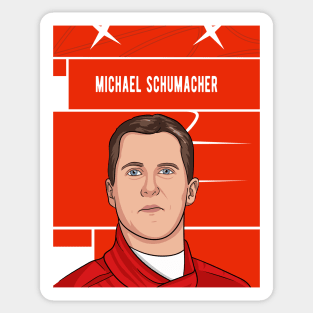 Schumacher Illustration Tribute Sticker